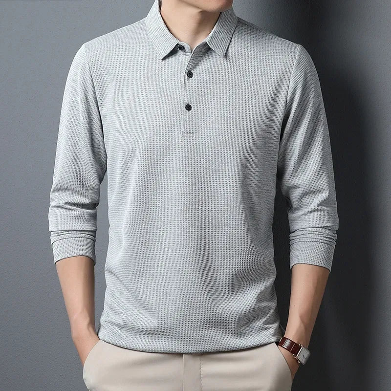 Camisa Masculina de Manga Longa Edven
