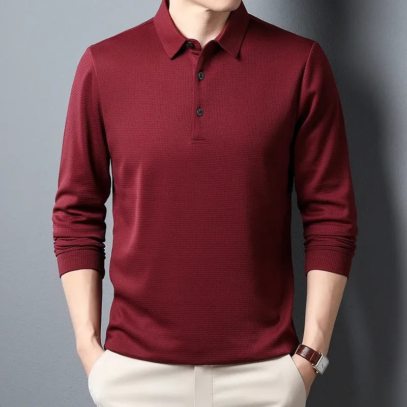 Camisa Masculina de Manga Longa Edven
